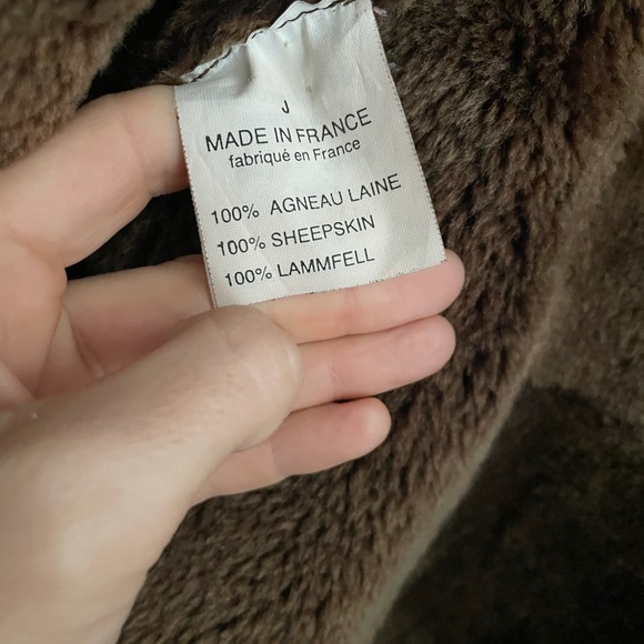 Mark Richards Fur Coat Sheepskin Size S made in France - Picture 3 of 4